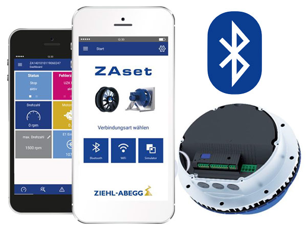 Steuerung mit Bluetooth oder WiFi